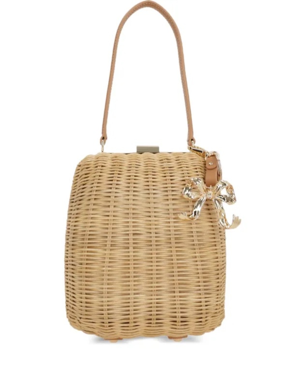 Self-Portrait Rattan Top-Handle Bag Retail $671
